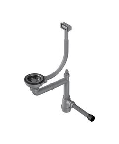 Купить Сифон для кухонной мойки Omoikiri WK-1-GM 4956483 вороненая сталь (4956483) по цене 4588 руб., в Санкт-Петебруге в интернет магазине 100-Систем, а также дургие товары Omoikiri из раздела Сифоны для моек и Сифоны