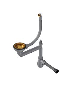 Купить Сифон для кухонной мойки Omoikiri WK-1-R-AB 4956487 античная латунь (4956487) по цене 4588 руб., в Санкт-Петебруге в интернет магазине 100-Систем, а также дургие товары Omoikiri из раздела Сифоны для моек и Сифоны
