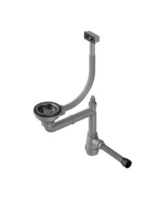 Купить Сифон для кухонной мойки Omoikiri WK-1-S-GM 4956492 вороненая сталь (4956492) по цене 4588 руб., в Санкт-Петебруге в интернет магазине 100-Систем, а также дургие товары Omoikiri из раздела Сифоны для моек и Сифоны