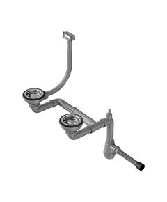 Купить Сифон для кухонной мойки Omoikiri WK-1.5-IN 4956485 нержавеющая сталь (4956485) по цене 6888 руб., в Санкт-Петебруге в интернет магазине 100-Систем, а также дургие товары Omoikiri из раздела Сифоны для моек и Сифоны