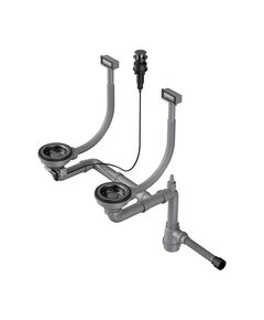 Купить Сифон для кухонной мойки Omoikiri WK-2-A-GM 4956496 вороненая сталь (4956496) по цене 13188 руб., в Санкт-Петебруге в интернет магазине 100-Систем, а также дургие товары Omoikiri из раздела Сифоны для моек и Сифоны