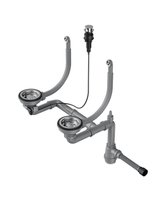 Купить Сифон для кухонной мойки Omoikiri WK-2-R-A-IN 4956506 нержавеющая сталь (4956506) по цене 9188 руб., в Санкт-Петебруге в интернет магазине 100-Систем, а также дургие товары Omoikiri из раздела Сифоны для моек и Сифоны
