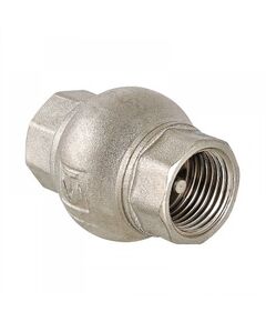 Купить Клапан обратный Valtec 1" ВР с латунным золотником, никель (vt.151.n.06) по цене 1012 руб., в Санкт-Петебруге в интернет магазине 100-Систем, а также дургие товары VALTEC из раздела Обратные клапаны и Запорная арматура