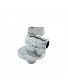 Купить Кран угловой 1/2"*1/2" НН шаровый с чашкой (2950082) по цене 587 руб., в Санкт-Петебруге в интернет магазине 100-Систем, а также дургие товары  из раздела Краны для подключения бытовой техники и Шаровые краны