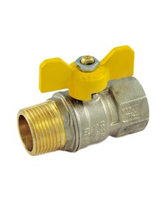 Купить Кран газовый 1/2" ВН шаровый (бабочка) Tornado (2390003 / 2371g0704) по цене 635 руб., в Санкт-Петебруге в интернет магазине 100-Систем, а также дургие товары  из раздела Краны газовые 1/2 и Краны газовые