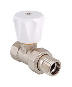 Купить Клапан регулирующий Valtec 3/4" ВР-НР прямой (vt.008.n.05) по цене 1474 руб., в Санкт-Петебруге в интернет магазине 100-Систем, а также дургие товары VALTEC из раздела Радиаторные клапаны и Радиаторная арматура