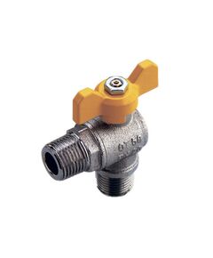 Купить Кран газовый угловой 1/2"*1/2" НН шаровый (2220001 / 2223g0704) по цене 810 руб., в Санкт-Петебруге в интернет магазине 100-Систем, а также дургие товары  из раздела Краны газовые 1/2 и Краны газовые