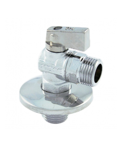 Купить Кран угловой 1/2"*3/4" НН шаровый (хром ручка) (2950019) по цене 624 руб., в Санкт-Петебруге в интернет магазине 100-Систем, а также дургие товары  из раздела Краны для подключения бытовой техники и Шаровые краны