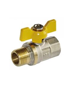 Купить Кран газовый 1/2" ВН шаровый (бабочка) Uragano (2210004 / 2221g0704) по цене 706 руб., в Санкт-Петебруге в интернет магазине 100-Систем, а также дургие товары  из раздела Краны газовые 1/2 и Краны газовые