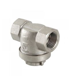 Купить Фильтр прямой Valtec 1/2" ВР 300 мк, с магнитом, никель (vt.384.n.04) по цене 764 руб., в Санкт-Петебруге в интернет магазине 100-Систем, а также дургие товары VALTEC из раздела Фильтры косые, прямые и Фильтры латунные