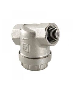 Купить Фильтр Valtec 3/4" ВР универсальный 300 мк, никель (vt.386.n.05) по цене 1009 руб., в Санкт-Петебруге в интернет магазине 100-Систем, а также дургие товары VALTEC из раздела Фильтры косые, прямые и Фильтры латунные