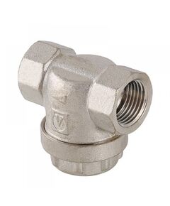 Купить Фильтр прямой Valtec 1/2" ВР, 300мк, 16бар, t-110*C, никель (vt.388.n.04) по цене 730 руб., в Санкт-Петебруге в интернет магазине 100-Систем, а также дургие товары VALTEC из раздела Фильтры косые, прямые и Фильтры латунные