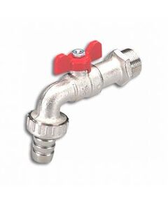 Купить Кран 1/2" шаровый сливной со штуцером (бабочка) (2500007) по цене 648 руб., в Санкт-Петебруге в интернет магазине 100-Систем, а также дургие товары TIEMME из раздела Краны сливные и Шаровые краны