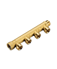 Купить Коллектор 4 отв. 1 1/4"*3/4(18) евроконус (латунь) (1910014 / 1885g180504) по цене 6341 руб., в Санкт-Петебруге в интернет магазине 100-Систем, а также дургие товары  из раздела Коллектора нерегулируемые и Коллекторы и коллекторные группы