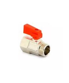 Купить Кран 1/2" ВН шаровый (мини) красная ручка (2940004 / 2946r2804al) по цене 412 руб., в Санкт-Петебруге в интернет магазине 100-Систем, а также дургие товары  из раздела Краны прямые 1/2 и Краны прямые