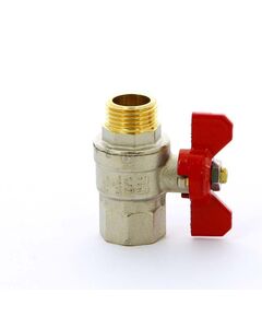 Купить Кран 1/2" ВН шаровый (бабочка) (2360001 / 2371r2804) по цене 514 руб., в Санкт-Петебруге в интернет магазине 100-Систем, а также дургие товары  из раздела Краны прямые 1/2 и Краны прямые