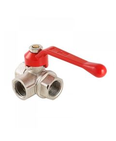 Купить Кран шаровый Valtec 1/2" ВР 3-х ходовой L-образный. ручка 25бар. t-150*C никель (vt.360.n.04) по цене 1099 руб., в Санкт-Петебруге в интернет магазине 100-Систем, а также дургие товары VALTEC из раздела Краны прямые 1/2 и Краны прямые
