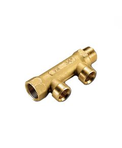 Купить Коллектор 2 отв. 1 1/4"*3/4(18) евроконус (латунь) (1910028 / 1885g180502) по цене 3132 руб., в Санкт-Петебруге в интернет магазине 100-Систем, а также дургие товары  из раздела Коллектора нерегулируемые и Коллекторы и коллекторные группы
