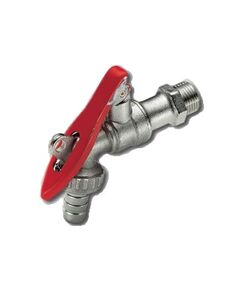Купить Кран 1/2" шаровый сливной с фиксатором (2500009 / 2584R2804) по цене 1031 руб., в Санкт-Петебруге в интернет магазине 100-Систем, а также дургие товары TIEMME из раздела Краны сливные и Шаровые краны