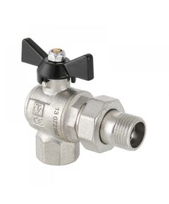 Купить Кран шаровый Valtec 1/2" В-Н Perfect. угловой с полусгоном. бабочка 16бар. t-150*C никель (vt.328.n.04) по цене 1134 руб., в Санкт-Петебруге в интернет магазине 100-Систем, а также дургие товары VALTEC из раздела Краны со сгоном и накидной гайкой 1/2 и Краны со сгоном и накидной гайкой