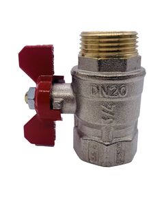 Купить Кран 3/4" ВН шаровый (бабочка) (2360006 / 2371r2805) по цене 729 руб., в Санкт-Петебруге в интернет магазине 100-Систем, а также дургие товары  из раздела Краны прямые 3/4 и Краны прямые