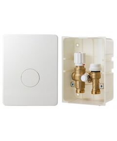 Купить Терморегулирующий монтажный комплект Valtec 3/4" ICBOX-1 (vt.icbox.1.0) по цене 16785 руб., в Санкт-Петебруге в интернет магазине 100-Систем, а также дургие товары VALTEC из раздела Насосно-смесительные узлы и Коллекторы и коллекторные группы
