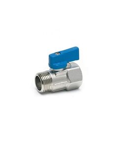 Купить Кран 1/2" ВН шаровый (мини) синяя ручка (2940003 / 2946b2804al) по цене 412 руб., в Санкт-Петебруге в интернет магазине 100-Систем, а также дургие товары  из раздела Краны прямые 1/2 и Краны прямые