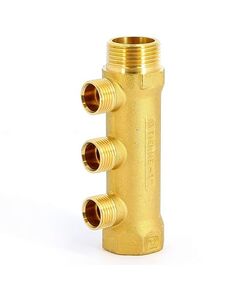 Купить Коллектор 3 отв. 3/4"*3/4(18) евроконус (латунь) (1910017 / 1883g180503) по цене 2674 руб., в Санкт-Петебруге в интернет магазине 100-Систем, а также дургие товары  из раздела Коллектора нерегулируемые и Коллекторы и коллекторные группы