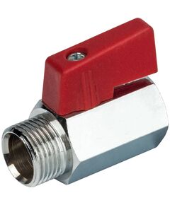 Купить Кран шаровый мини Stout 3/8" В-Н (svb-0022-000010) по цене 469 руб., в Санкт-Петебруге в интернет магазине 100-Систем, а также дургие товары STOUT из раздела Краны прямые 1 1/4 - 2 и Краны прямые