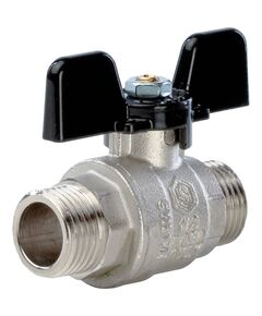 Купить STOUT  Кран шаровой полнопроходной, НР/НР, ручка бабочка 1/2 (svb-0006-000015) по цене 827 руб., в Санкт-Петебруге в интернет магазине 100-Систем, а также дургие товары STOUT из раздела Краны прямые 1/2 и Краны прямые