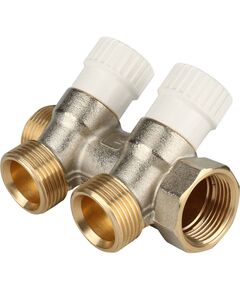 Купить SMB 6851 343402 STOUT Коллектор распределительный 3/4", 2 отвода 3/4"ЕК (smb 6851 343402) по цене 1924 руб., в Санкт-Петебруге в интернет магазине 100-Систем, а также дургие товары STOUT из раздела Вентильные коллекторы и Коллекторы и коллекторные группы