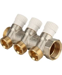 Купить SMB 6851 013403 STOUT Коллектор распределительный 1", 3 отвода 3/4"ЕК (smb 6851 013403) по цене 2904 руб., в Санкт-Петебруге в интернет магазине 100-Систем, а также дургие товары STOUT из раздела Вентильные коллекторы и Коллекторы и коллекторные группы