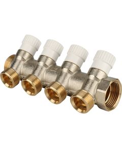 Купить SMB 6851 013404 STOUT Коллектор распределительный 1", 4 отвода 3/4"ЕК (smb 6851 013404) по цене 3916 руб., в Санкт-Петебруге в интернет магазине 100-Систем, а также дургие товары STOUT из раздела Вентильные коллекторы и Коллекторы и коллекторные группы