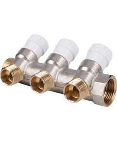 Купить SMB 6851 341203 STOUT Коллектор распределительный 3/4", 3 отвода 1/2" (smb 6851 341203) по цене 2473 руб., в Санкт-Петебруге в интернет магазине 100-Систем, а также дургие товары STOUT из раздела Вентильные коллекторы и Коллекторы и коллекторные группы