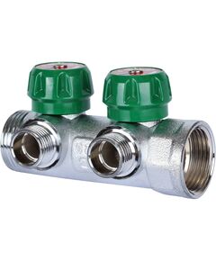 Купить SMB-6850-011202 STOUT Коллектор регулирующий 1", 2 отвода 1/2" (smb-6850-011202) по цене 2891 руб., в Санкт-Петебруге в интернет магазине 100-Систем, а также дургие товары STOUT из раздела Вентильные коллекторы и Коллекторы и коллекторные группы