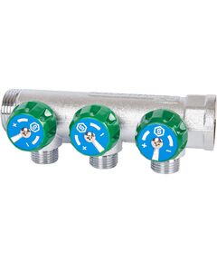 Купить SMB-6850-011203 STOUT Коллектор регулирующий 1", 3 отвода 1/2" (smb-6850-011203) по цене 4024 руб., в Санкт-Петебруге в интернет магазине 100-Систем, а также дургие товары STOUT из раздела Вентильные коллекторы и Коллекторы и коллекторные группы