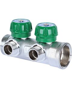 Купить SMB-6849-011202 STOUT Коллектор регулирующий 1", 2 отвода 1/2" плоское уплотнение (smb-6849-011202) по цене 2891 руб., в Санкт-Петебруге в интернет магазине 100-Систем, а также дургие товары STOUT из раздела Вентильные коллекторы и Коллекторы и коллекторные группы
