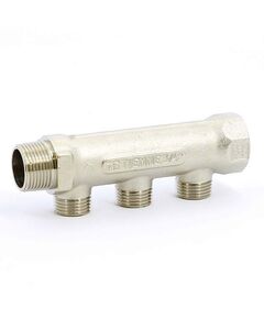 Купить Коллектор 2 отв. 3/4"*1/2(16) (никель) (1910037 / 1912n050402) по цене 1253 руб., в Санкт-Петебруге в интернет магазине 100-Систем, а также дургие товары  из раздела Коллектора нерегулируемые и Коллекторы и коллекторные группы