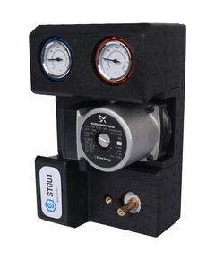 Купить STOUT SDG-0007 Насосная группа с 3-х ходовым приводным смесителем 3/4" с насосом Grundfos UPSO 15-65 130 (sdg-0007-002002) по цене 32953 руб., в Санкт-Петебруге в интернет магазине 100-Систем, а также дургие товары STOUT из раздела Насосные группы и Группы быстрого монтажа
