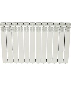 Купить ROMMER Optima 500 12 секций радиатор алюминиевый (RAL9016) (ral-0210-050012) по цене 8368 руб., в Санкт-Петебруге в интернет магазине 100-Систем, а также дургие товары ROMMER из раздела Алюминиевые радиаторы и Радиаторы