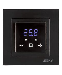 Купить Терморегулятор ДЕВИ Classy c Wi-Fi, с датчиком пола, черный, 16А (140f1069r) по цене 5970 руб., в Санкт-Петебруге в интернет магазине 100-Систем, а также дургие товары  из раздела Терморегуляторы и Автоматика для теплого пола