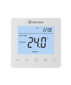 Купить Термостат проводной комнатный THERMEX Nexum Wi-Fi (808002) по цене 5840.25 руб., в Санкт-Петебруге в интернет магазине 100-Систем, а также дургие товары THERMEX из раздела Терморегуляторы и Автоматика для теплого пола