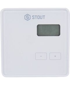 Купить STOUT  Проводной комнатный регулятор R-10b, белый (ste-0101-010001) по цене 8887 руб., в Санкт-Петебруге в интернет магазине 100-Систем, а также дургие товары STOUT из раздела Управляющие модули и Автоматика для водяного теплого пола