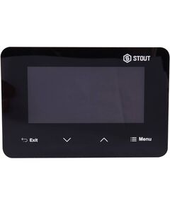 Купить STOUT  Беспроводной комнатный двухпозиционный регулятор ST-293v2, черный (STE-0101-029322) по цене 42118 руб., в Санкт-Петебруге в интернет магазине 100-Систем, а также дургие товары STOUT из раздела Управляющие модули и Автоматика для водяного теплого пола