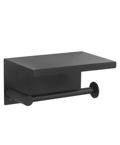 Купить Держатель туалетной бумаги с крышкой UNO Black (10971-b) по цене 5414 руб., в Санкт-Петебруге в интернет магазине 100-Систем, а также дургие товары BOHEME из раздела Держатели туалетной бумаги и Держатели туалетной бумаги и освежителей воздуха