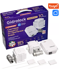 Купить Комплект Gidrоlock STANDARD Wi-Fi BUGATTI 1/2" арт. 32101021 (32101021) по цене 27961.05 руб., в Санкт-Петебруге в интернет магазине 100-Систем, а также дургие товары GidroLock из раздела Защита от протечек и Предохранительная арматура