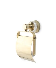 Купить Держатель туалетной бумаги с крышкой AURA Gold (10241-g) по цене 27341 руб., в Санкт-Петебруге в интернет магазине 100-Систем, а также дургие товары BOHEME из раздела Держатели туалетной бумаги и Держатели туалетной бумаги и освежителей воздуха