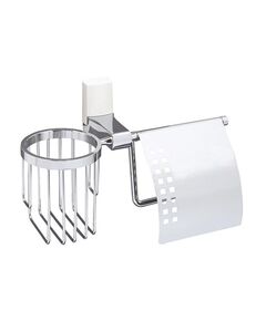 Купить Leine K-5059WHITE Держатель туалетной бумаги и освежителя (k-5059white) по цене 6690 руб., в Санкт-Петебруге в интернет магазине 100-Систем, а также дургие товары WasserKRAFT из раздела Держатели туалетной бумаги и Держатели туалетной бумаги и освежителей воздуха