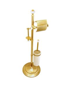Купить BOHEME Стойка напольная Hermitage Gold 10368 (10368) по цене 63757 руб., в Санкт-Петебруге в интернет магазине 100-Систем, а также дургие товары BOHEME из раздела Комбинированные стойки держатели и Аксессуары для ванной комнаты