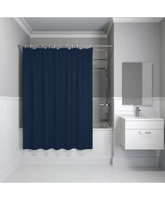 Купить Штора для ванной, 200x180 см, Полиэстер, синий, IDDIS, BS04P18i11 (bs04p18i11) по цене 1190 руб., в Санкт-Петебруге в интернет магазине 100-Систем, а также дургие товары IDDIS из раздела Шторки для ванной и Карнизы Шторки Коврики